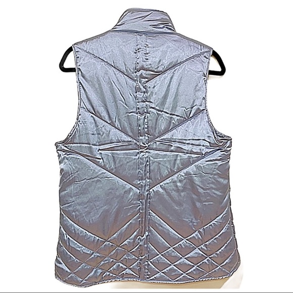 NEW KENSIE Vest Satin Reversible Quilted Vest NEW WITH TAGS Size M - Picture 5 of 9